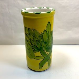 Italy wine cooler chiller ceramic Artichoke